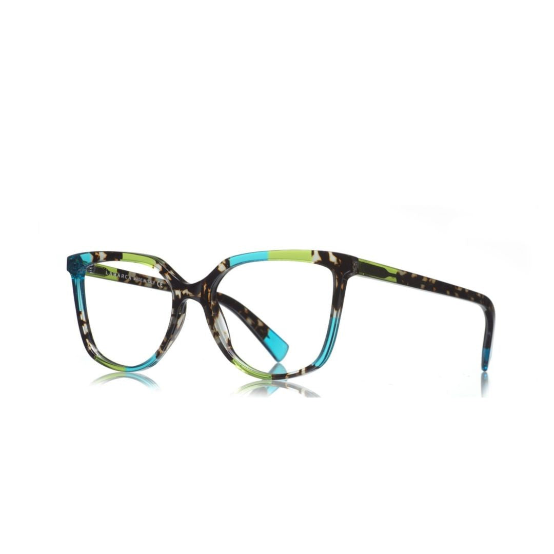 Lamarca Mosaico 154 Oversized Square Frame Eyewear With Artistic Mosaic Pattern