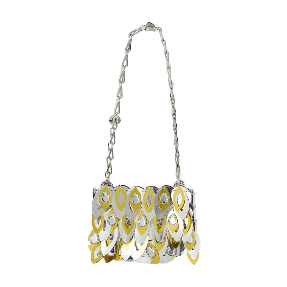 Rabanne Nano Teardrop Shoulder Bag - Synthetic - Silver