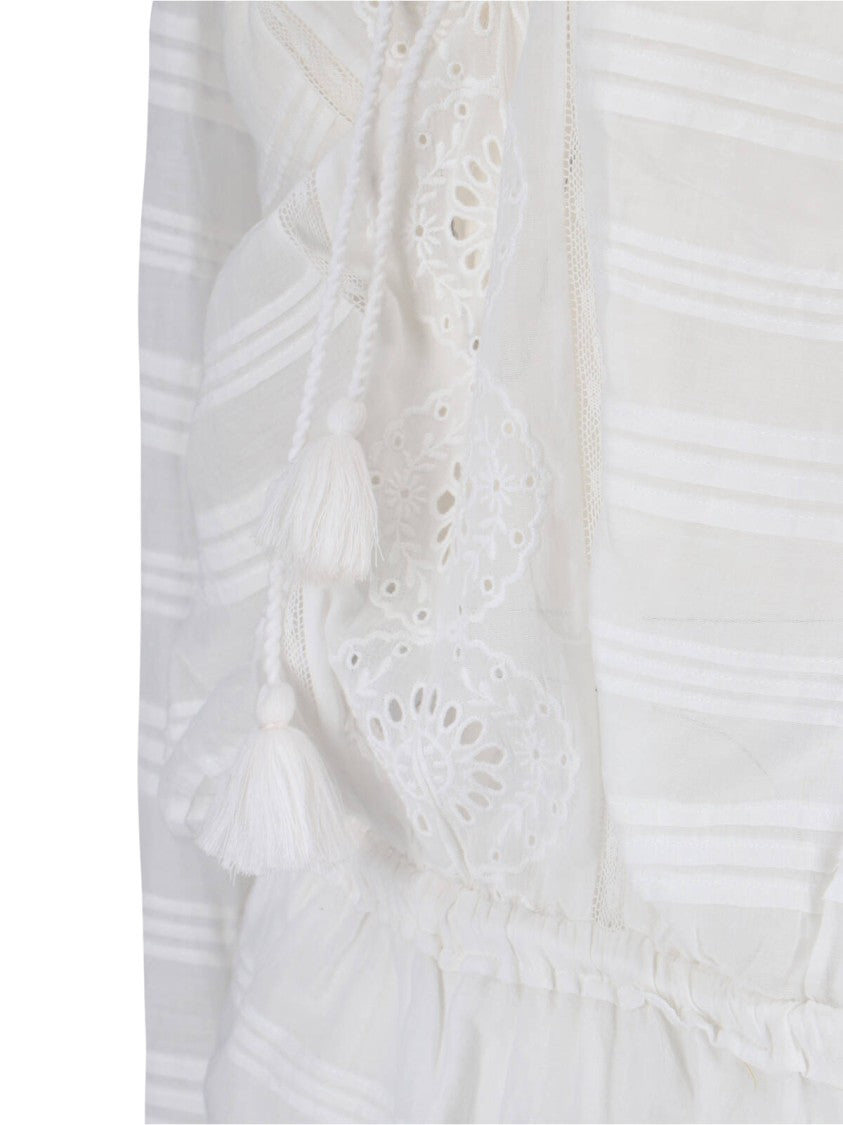 Isabel Marant Étoile Flowing White Dress With Refined Silhouette