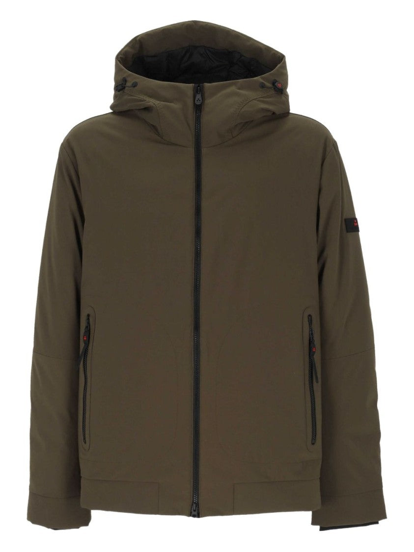 Peuterey Olive Green Jacket With Adjustable Hood