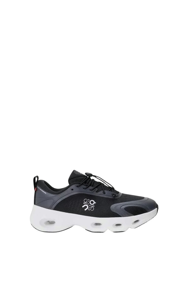 Loewe Sleek Black Mesh Sneakers