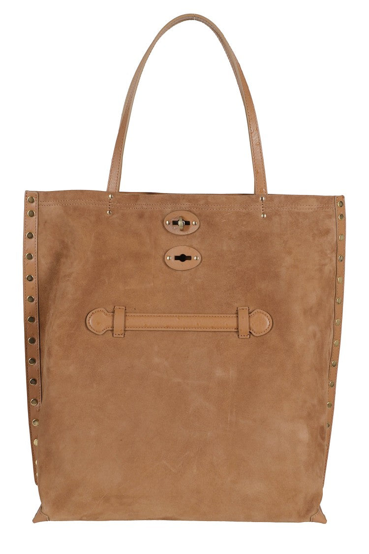 Zanellato Brown A Spasso Swivel Buckle Leather Shoulder Bag