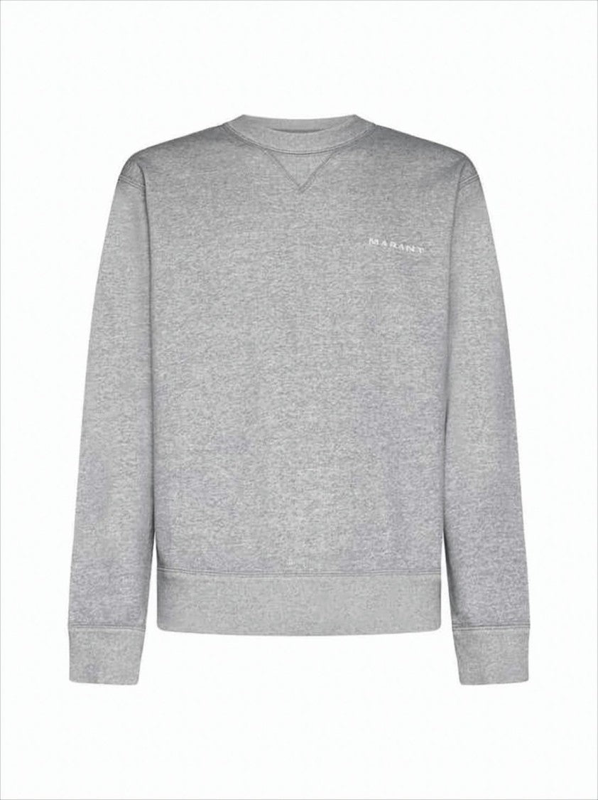 Isabel Marant Long-Sleeve Relaxed Fit T-Shirt With Subtle Logo Detail