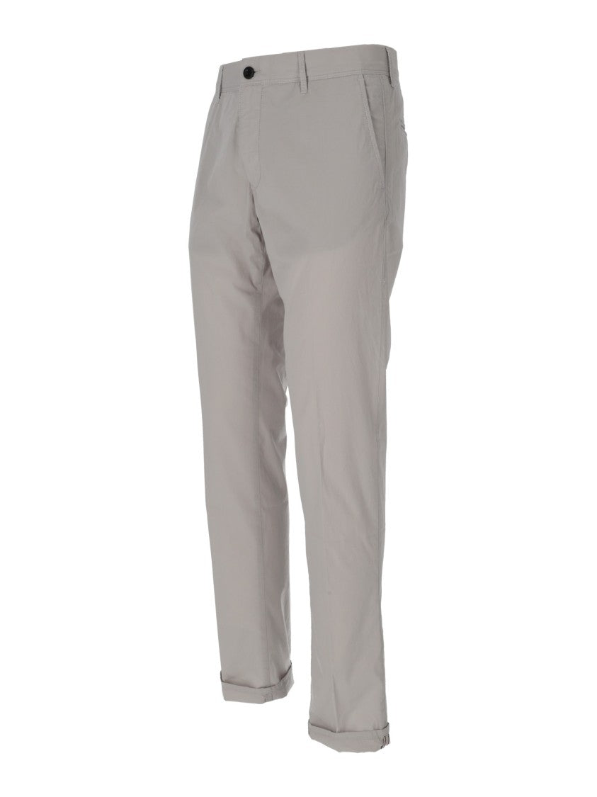 Incotex Slim Fit Cuffed Straight-Leg Pants