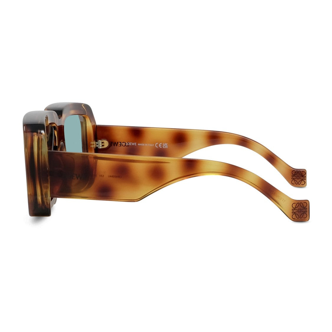 Loewe Havana Oversized Geometric Acetate Sunglasses