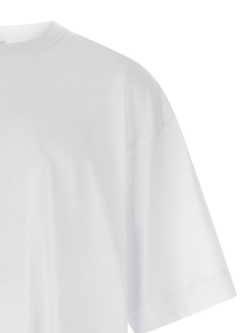 Dries Van Noten Classic White T-Shirt With Comfortable Fit