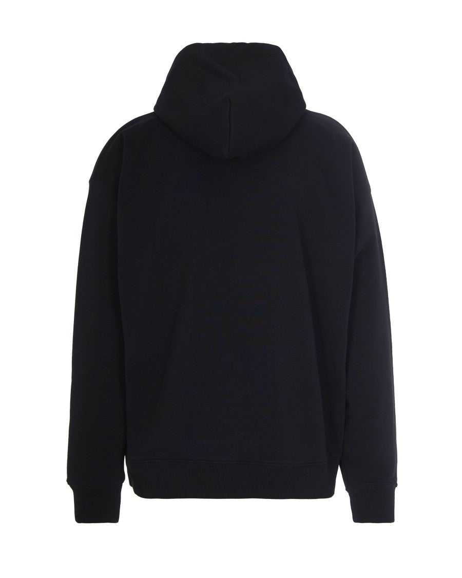 Off-White Small Arrow Skate Hoodie In Black/White