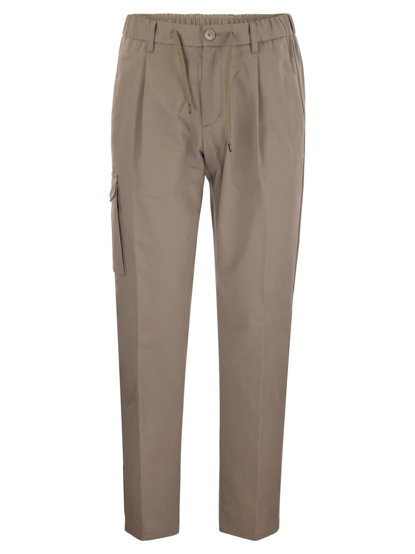 Herno Pure Cotton Resort Cargo Trousers