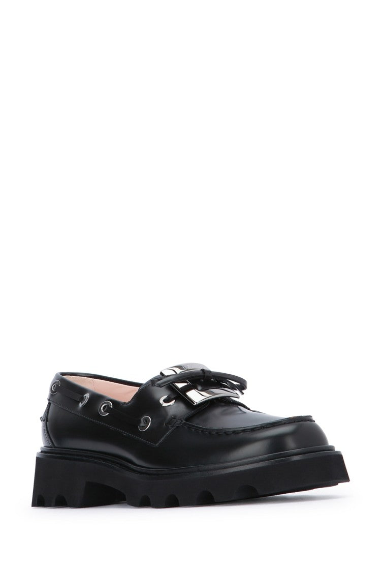 Roger Vivier Viv Rangers Metal Boat Loafer 20