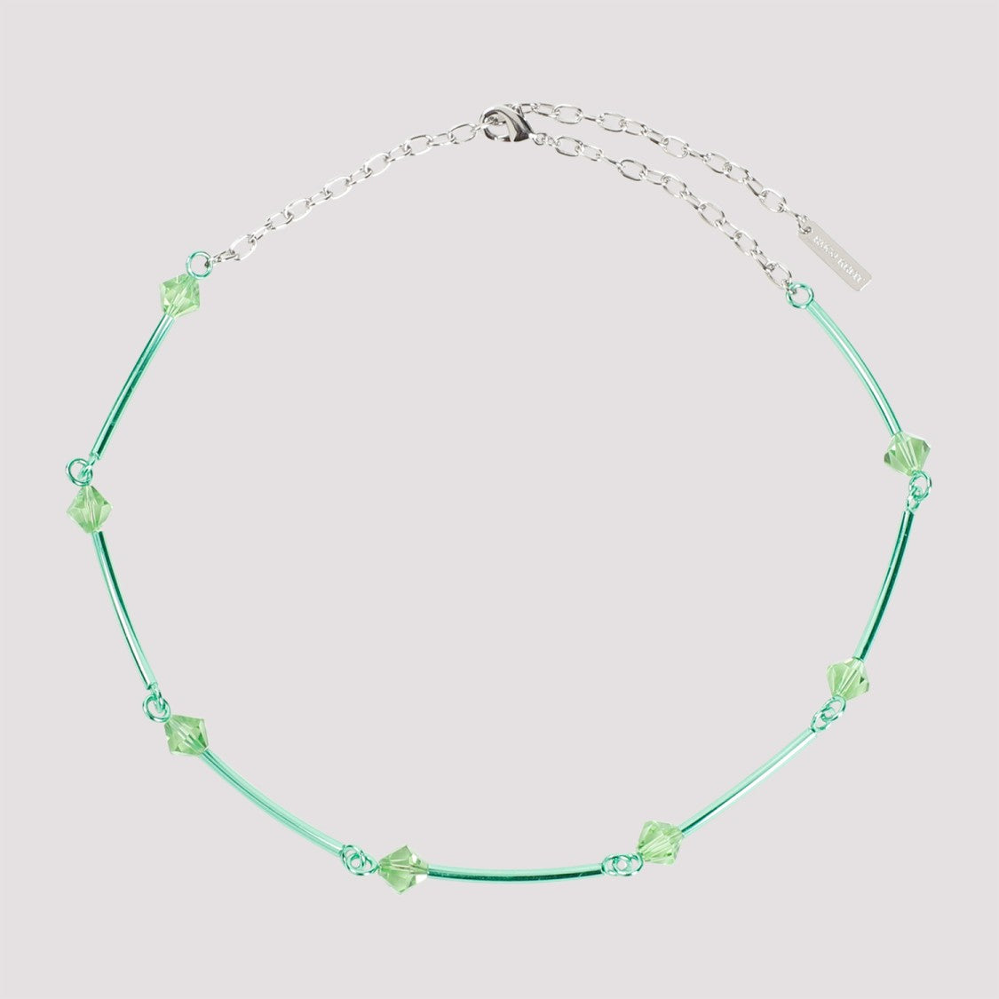 Hugo Kreit Spark Chain Mint Brass Necklace