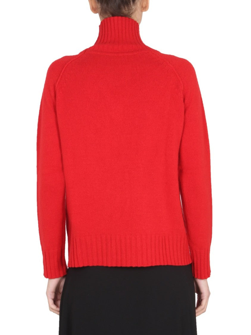 Stefano Mortari Ribbed High Neck Turtleneck Shirt