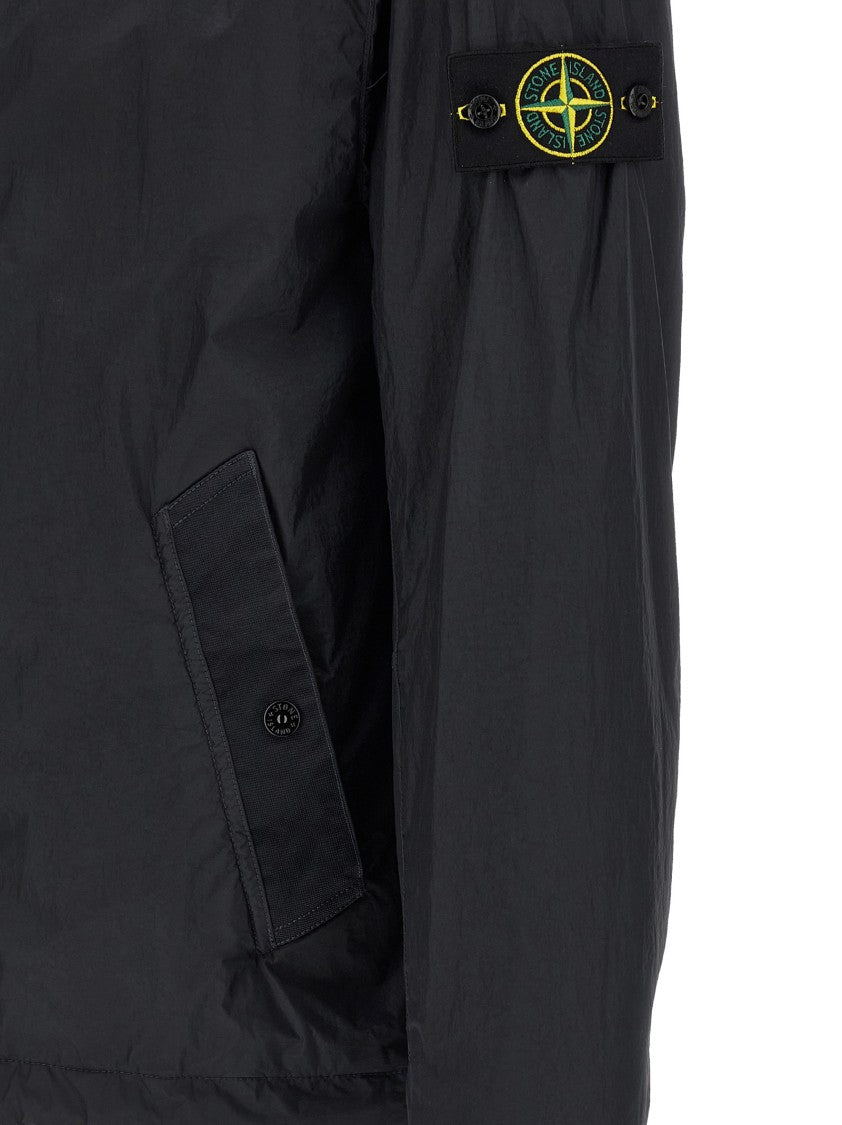 Stone Island Lightweight Nylon Reps Jacket With Adjustable Hood