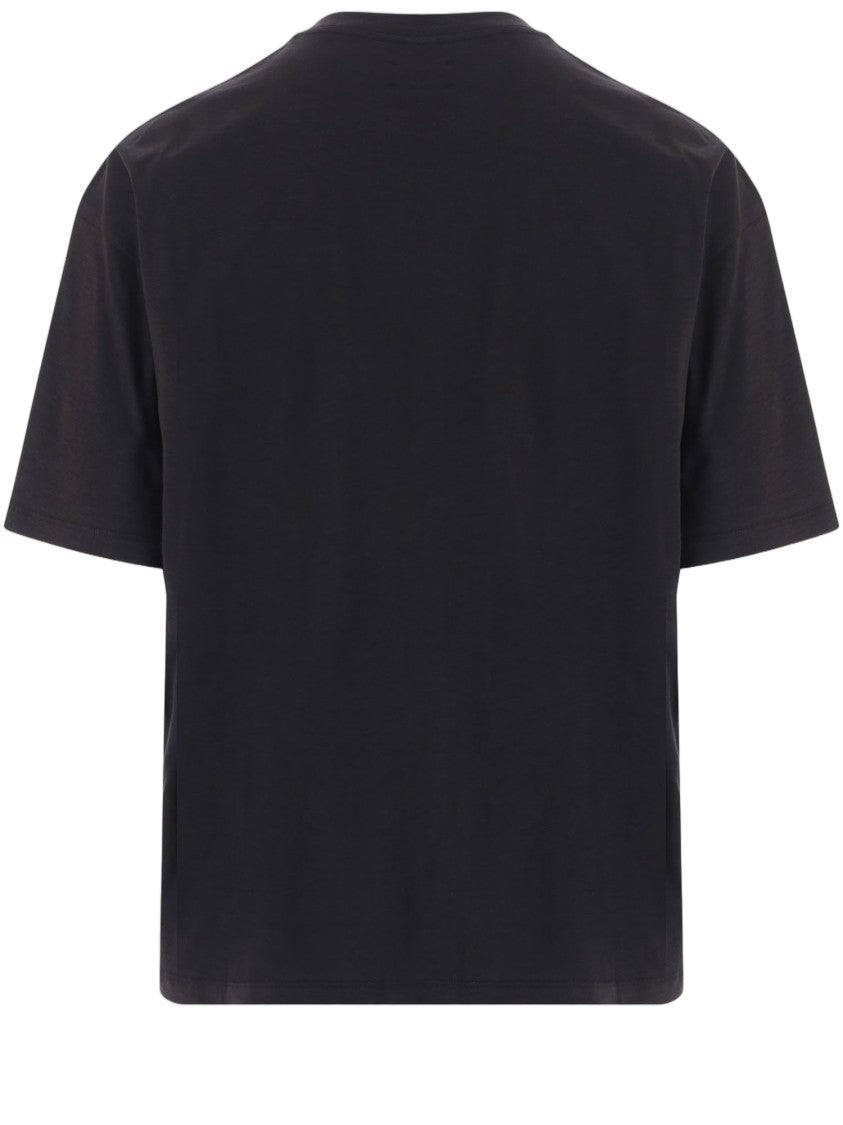 Amiri Black Logo Print Cotton T-Shirt