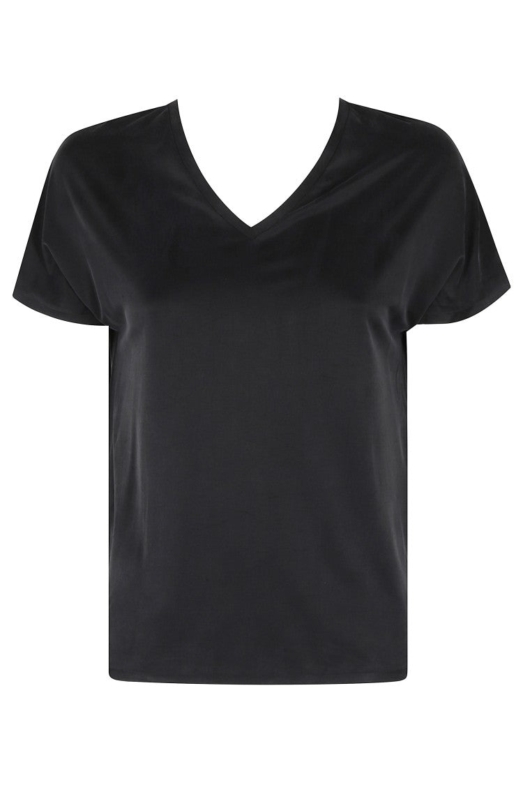 Rrd Cupro V Neck Wom Shirty - Black