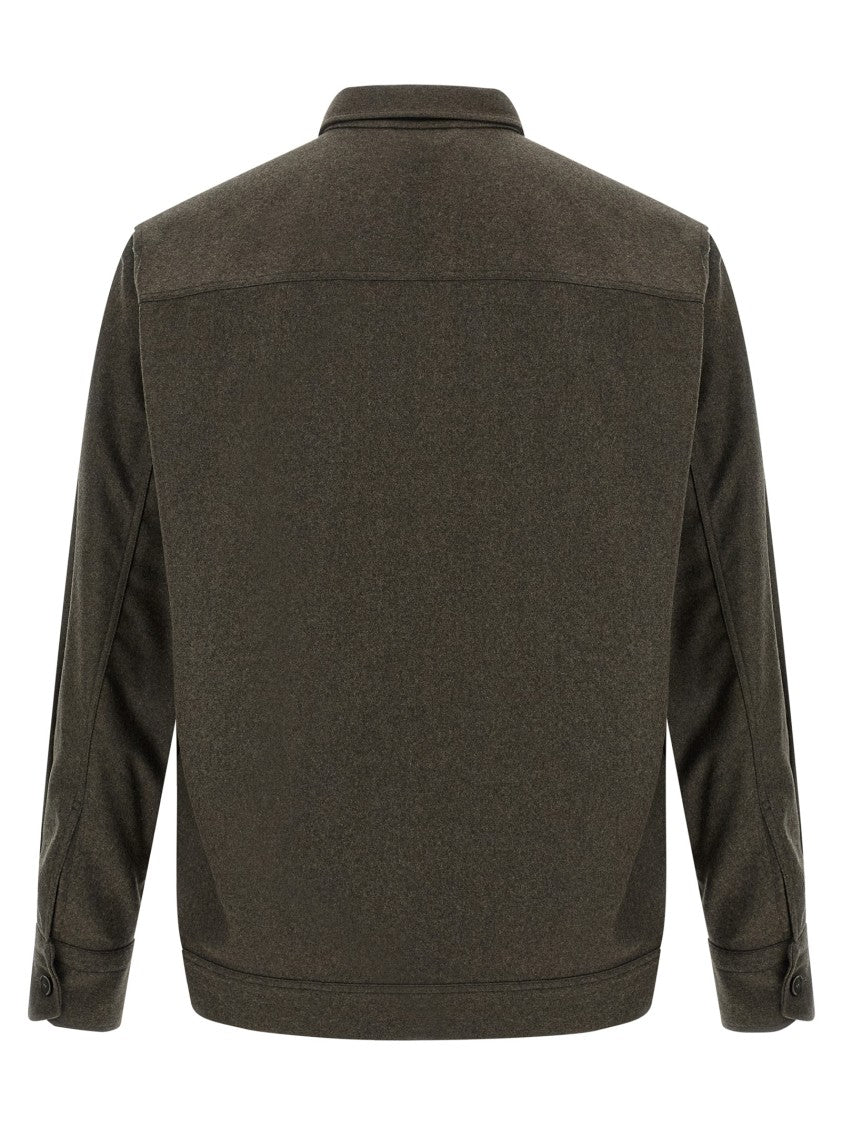 Brioni Wool Cloth Overshirt