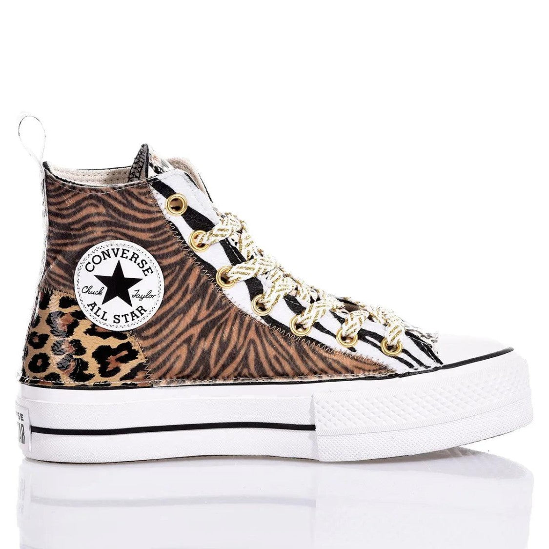 Converse Platform Jungle Mix High-Top Sneakers