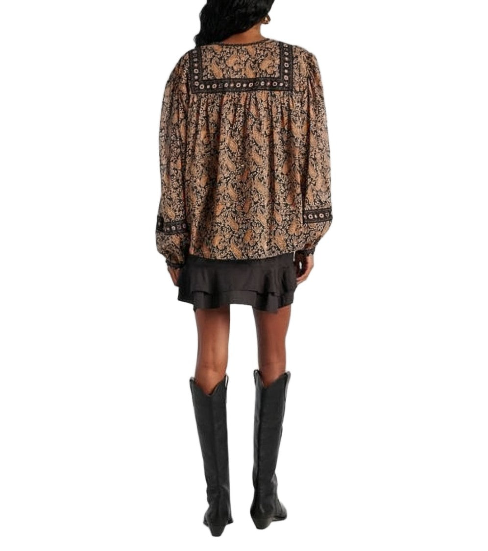 Isabel Marant Floral Paisley Pattern Blouse