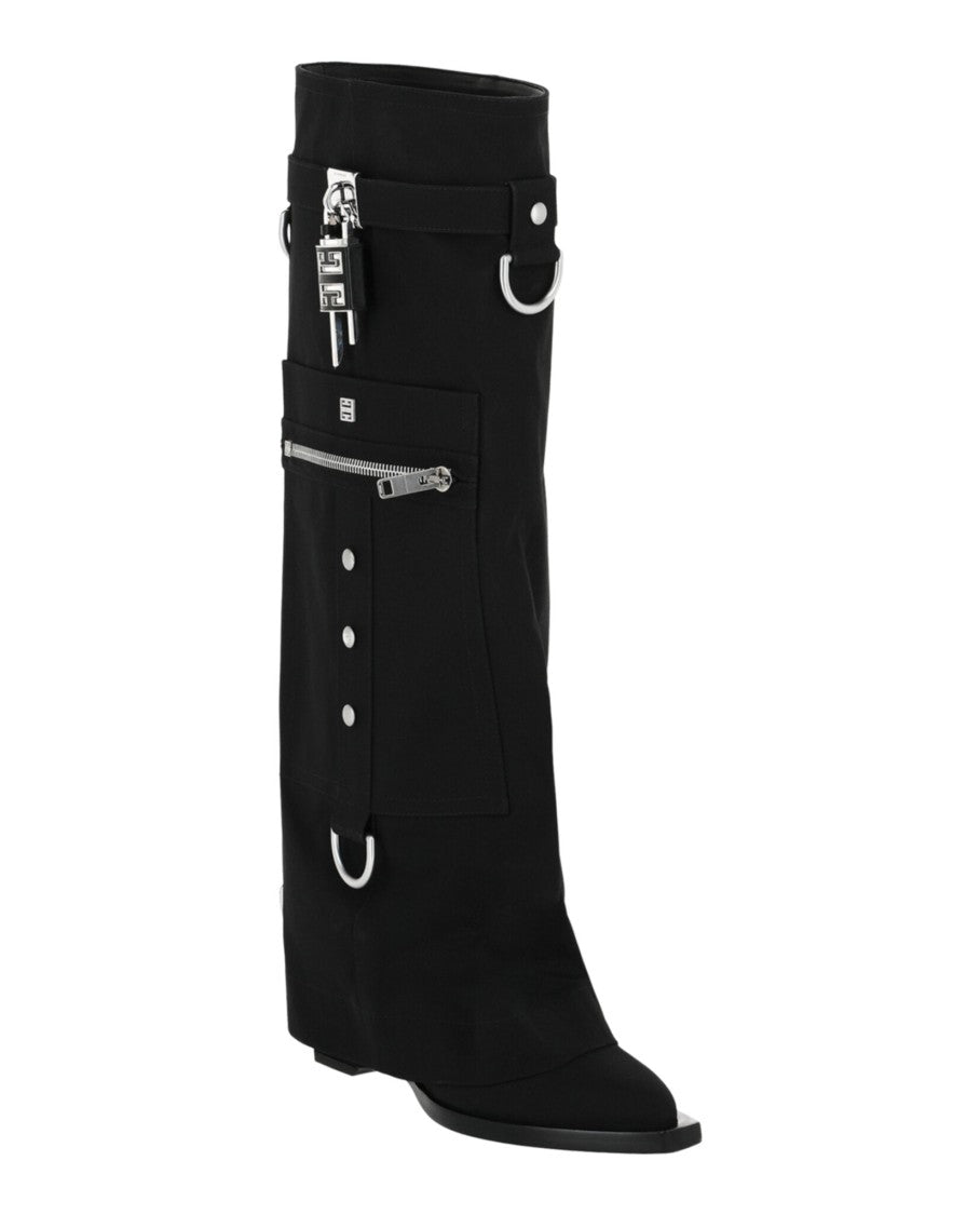 Givenchy Shark Lock Cowboy Boots With Pocket Detail