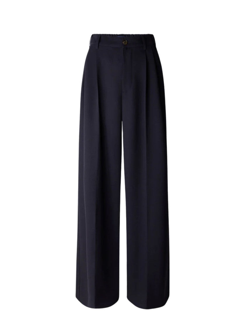 Soeur Wide-Leg High-Waist Frejus Trousers With Button Fastening And Side Pockets
