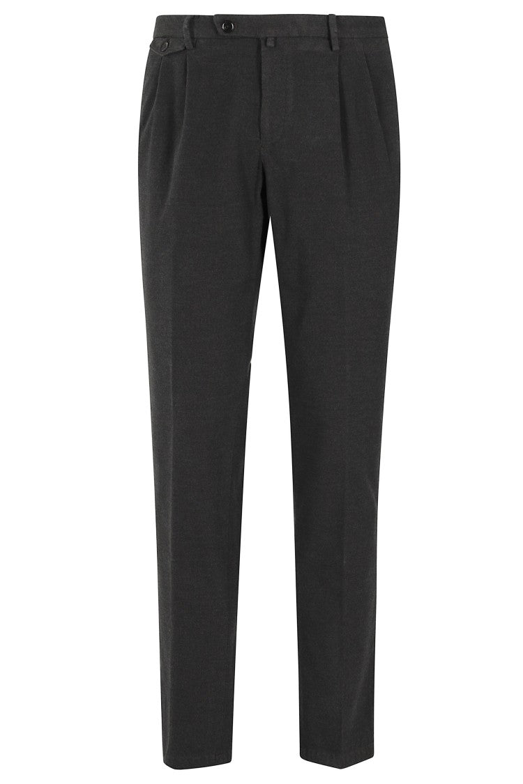 Briglia 2 Pinces Wool Effect Pocket Pants
