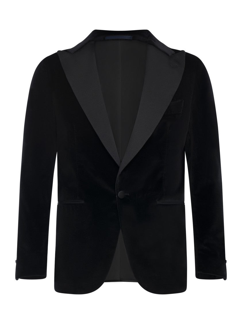 Franzese Collection Ceremonial Black Velvet Jacket