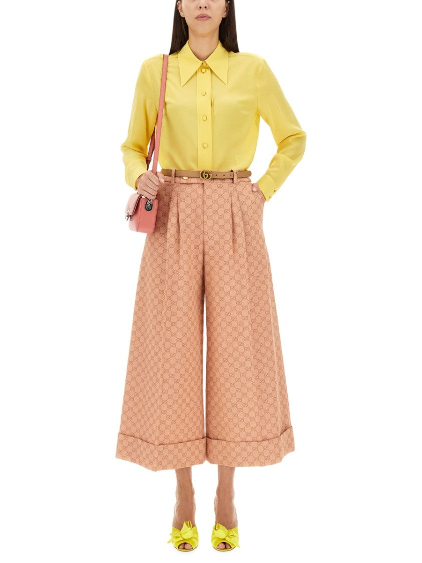 Gucci Crepe De Chine And Silk Shirt