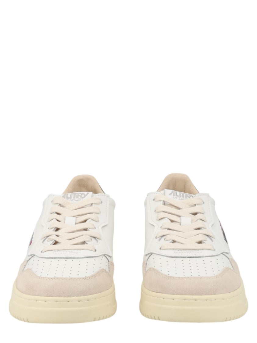 Autry Medalist Low Leather Suede Low-Top Sneakers