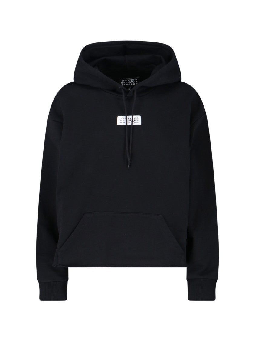 Mm6 By Maison Margiela Numeric Hoodie – Black