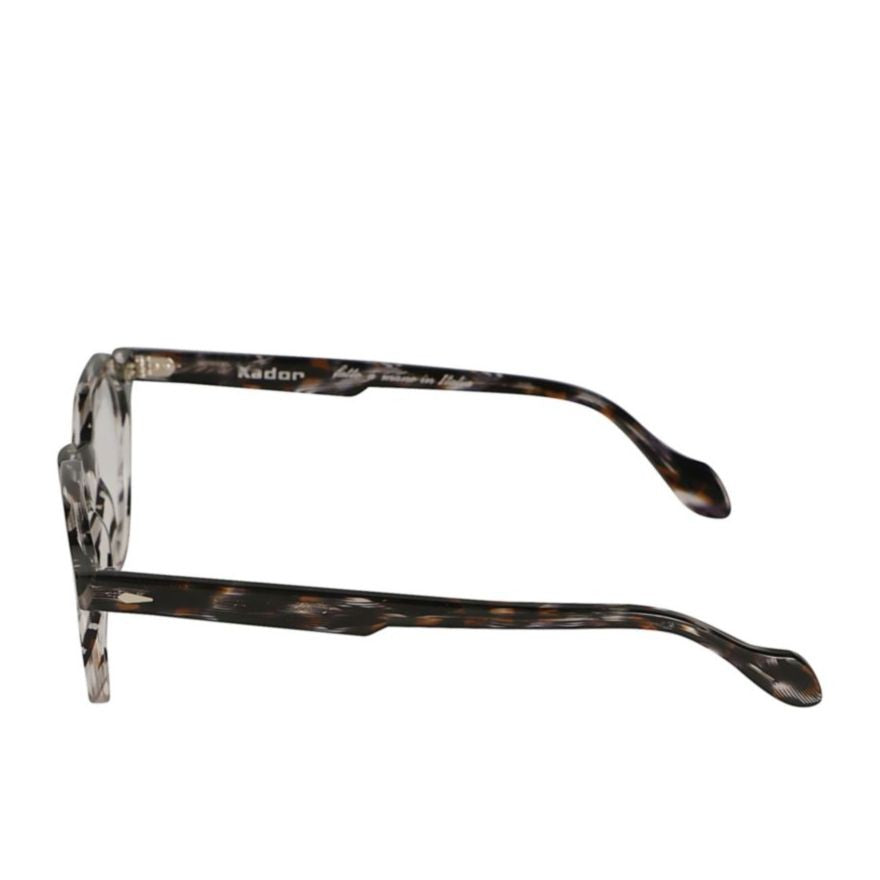 Kador Amadeus Tortoiseshell-Patterned Round Eyeglasses With Keyhole Bridge