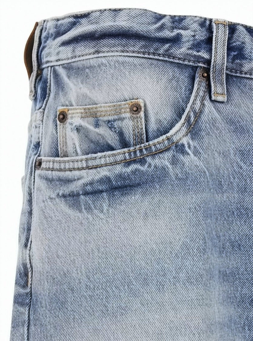 Dsquared2 Light Blue Faded Denim Pants