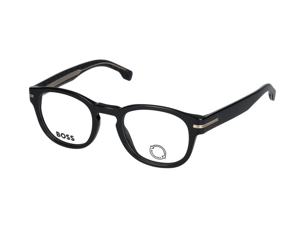 Hugo Boss Eyeglasses 1504 Ina Black Pattern Black 50/22/145