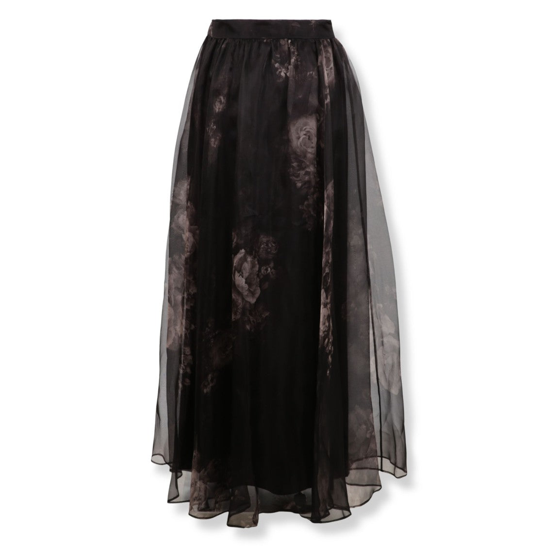 Zimmermann Hypnotic Floral Silk Maxi Skirt