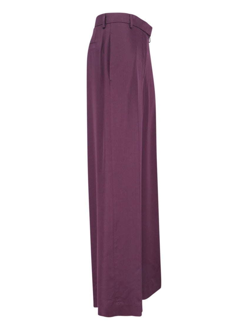 Dries Van Noten Purple Tailored Trousers