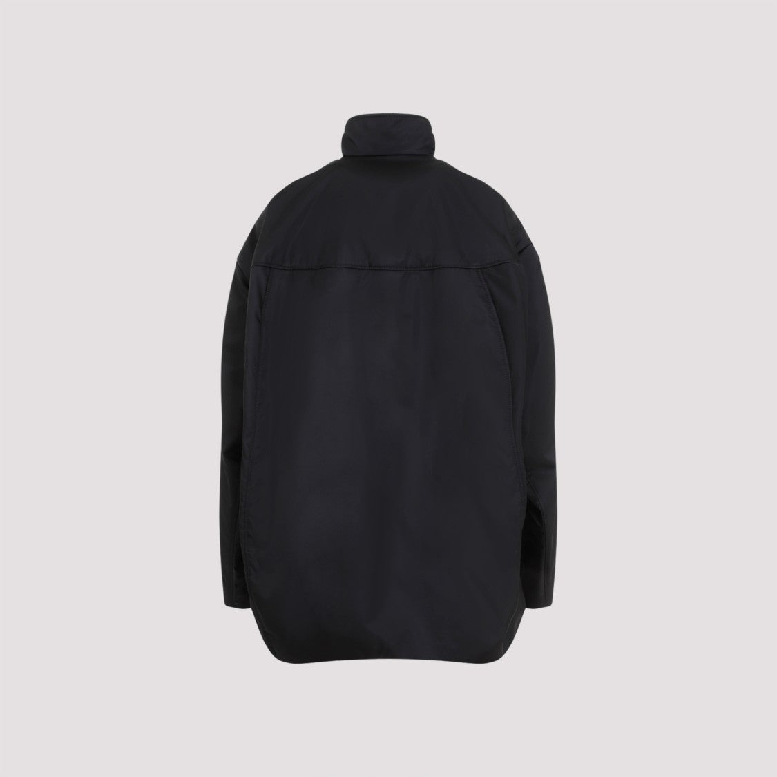 Marni Oversized Black Jacket With High Collar