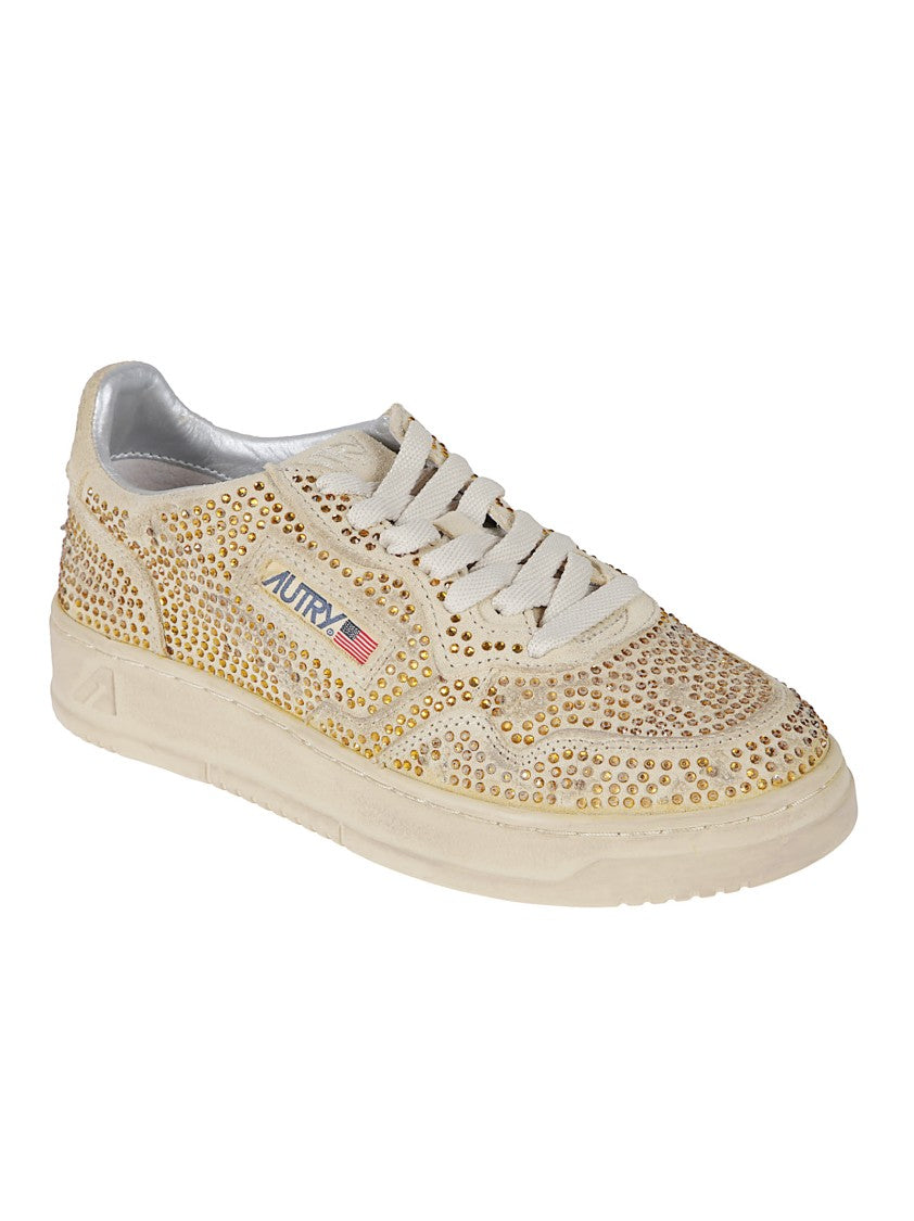 Autry Rose Collection Medalist Studded Sneakers