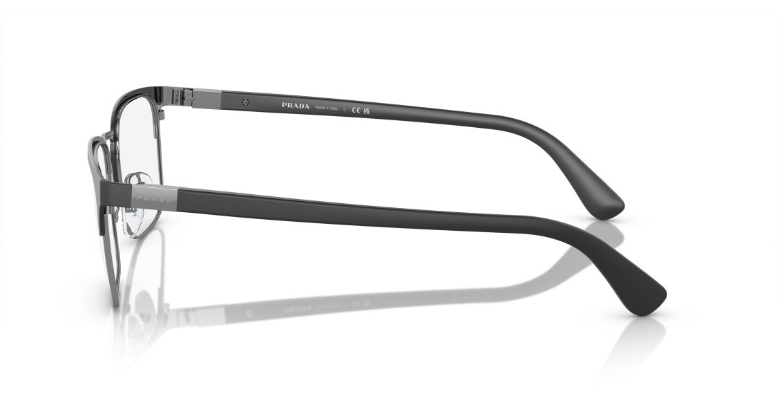 Prada Square Frame Eyeglasses With Bold Upper