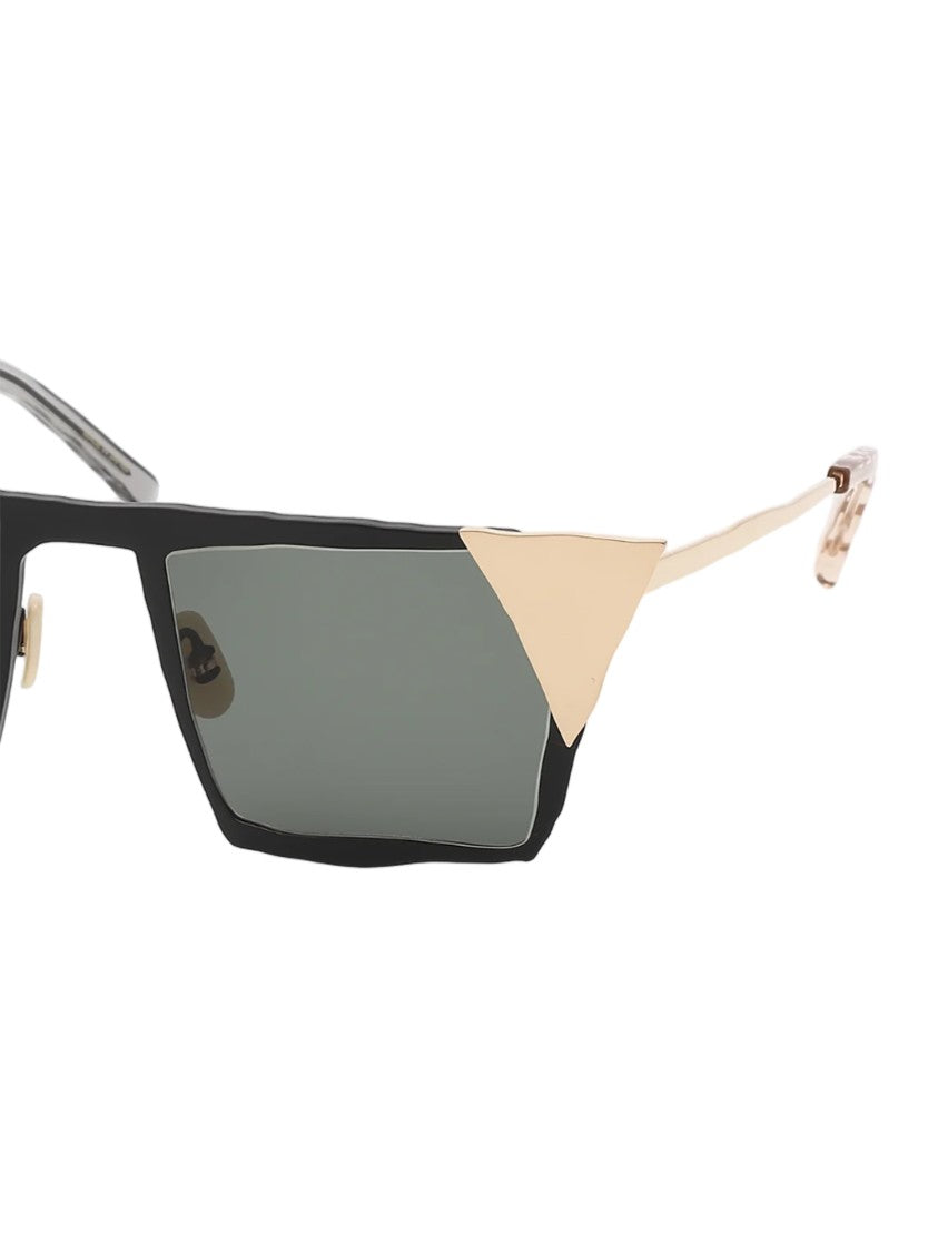 Masahiromaruyama Black Titanium International Fit 49 Mm Sunglasses