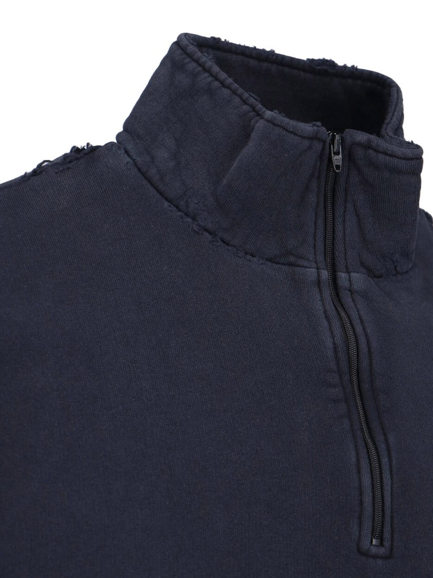 Balenciaga "Masking Tape" Zip Hoodie – Black