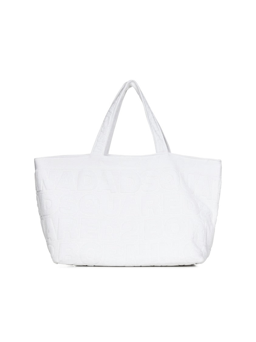 Dsquared2 Twin Beach Logo Shopping Bag
