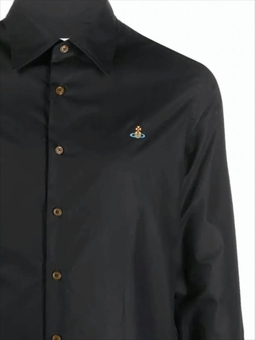 Vivienne Westwood Classic Long-Sleeve Shirt With Embroidered Detail