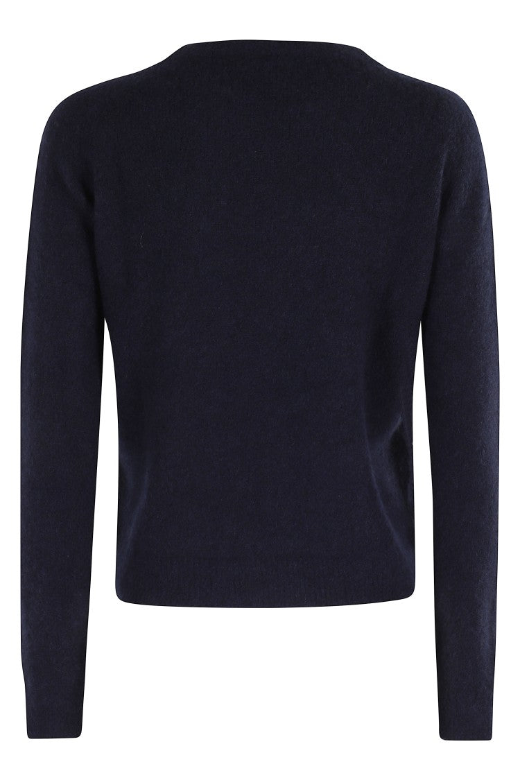 Roberto Collina Crew Neck Cashmere Sweater With Long Sleeves