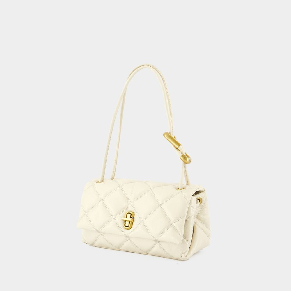 Marc Jacobs The Mini Dual Chain Shoulder Bag - Leather - White