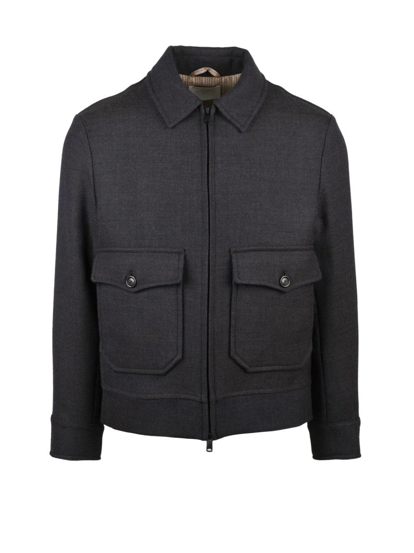 Circolo 1901 Brown Virgin Wool Jacket