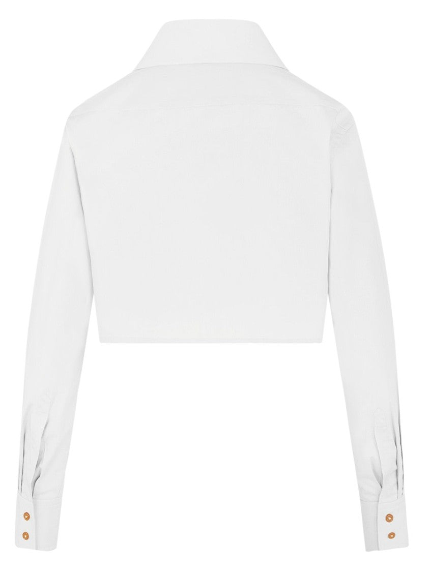 Vivienne Westwood Cut Off Heart Cropped Pointer Shirt