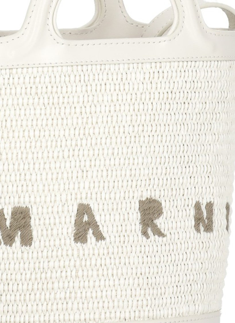 Marni Tropicalia Shoulder Bag With Contrasting Embroidered Logo