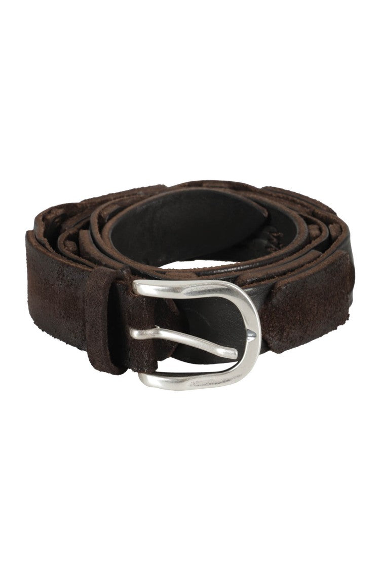 Orciani Braided Leather Belt