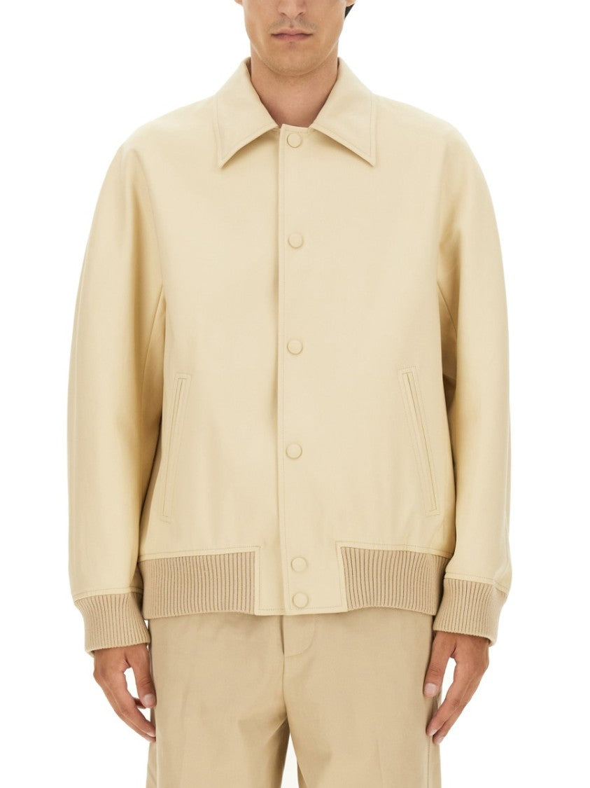 Lanvin Button-Up Oversized Jacket With Design