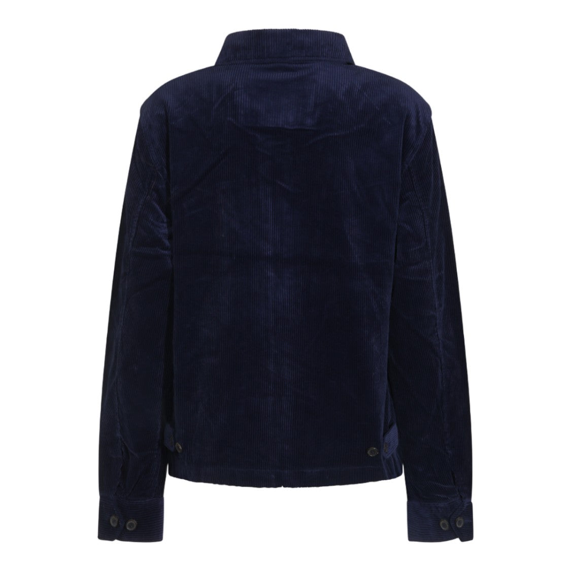 Polo Ralph Lauren Textured Corduroy Jacket With Zip-Up Front And Pointed Collar
