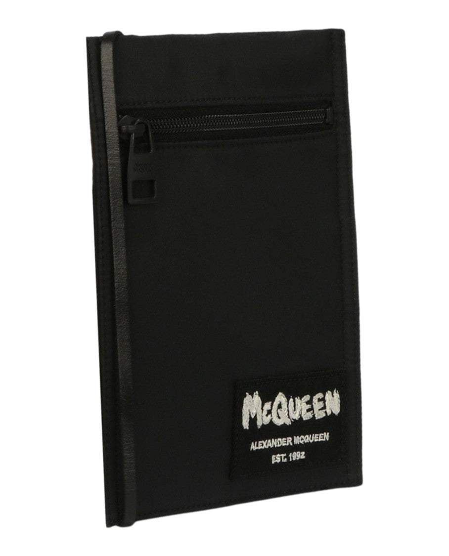 Alexander Mcqueen Logo Patch Crossbody Pouch