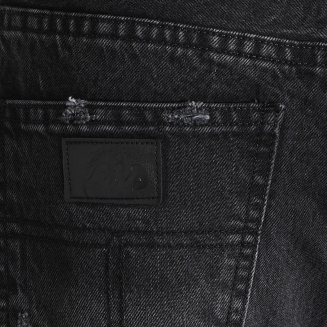 Lois Jeans High-Waisted Distressed Wide-Leg Jeans